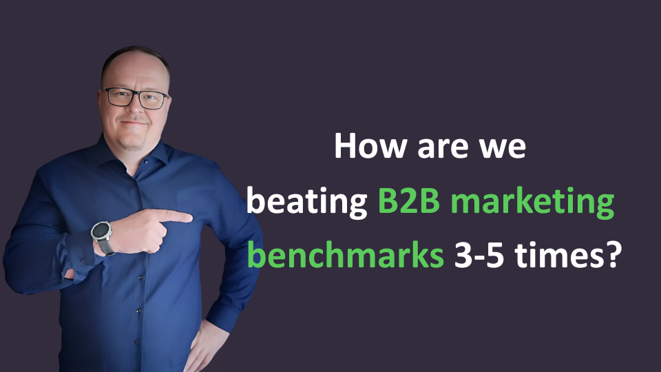 Article explains how IBD Consulting is able to beat B2B marketing industry benchmarks 3-5x
